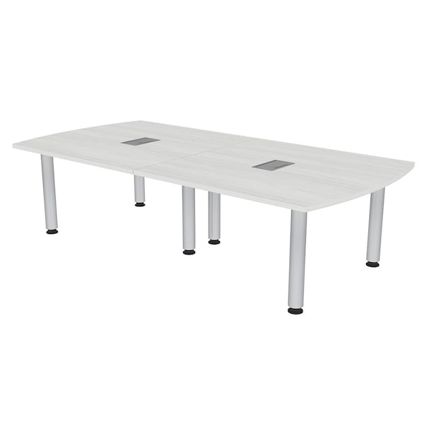 Skutchi Designs 45 in W, 96 in L, 29 in H, Engineered Wood Top, White H-AREC-4693-PT-WC-EL - main